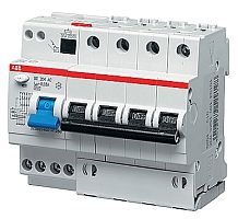 Выключатель автоматический дифференциальный DS204 M 4п 50А C 30мА тип AC (8 мод) | код. 2CSR274001R1504 | ABB 